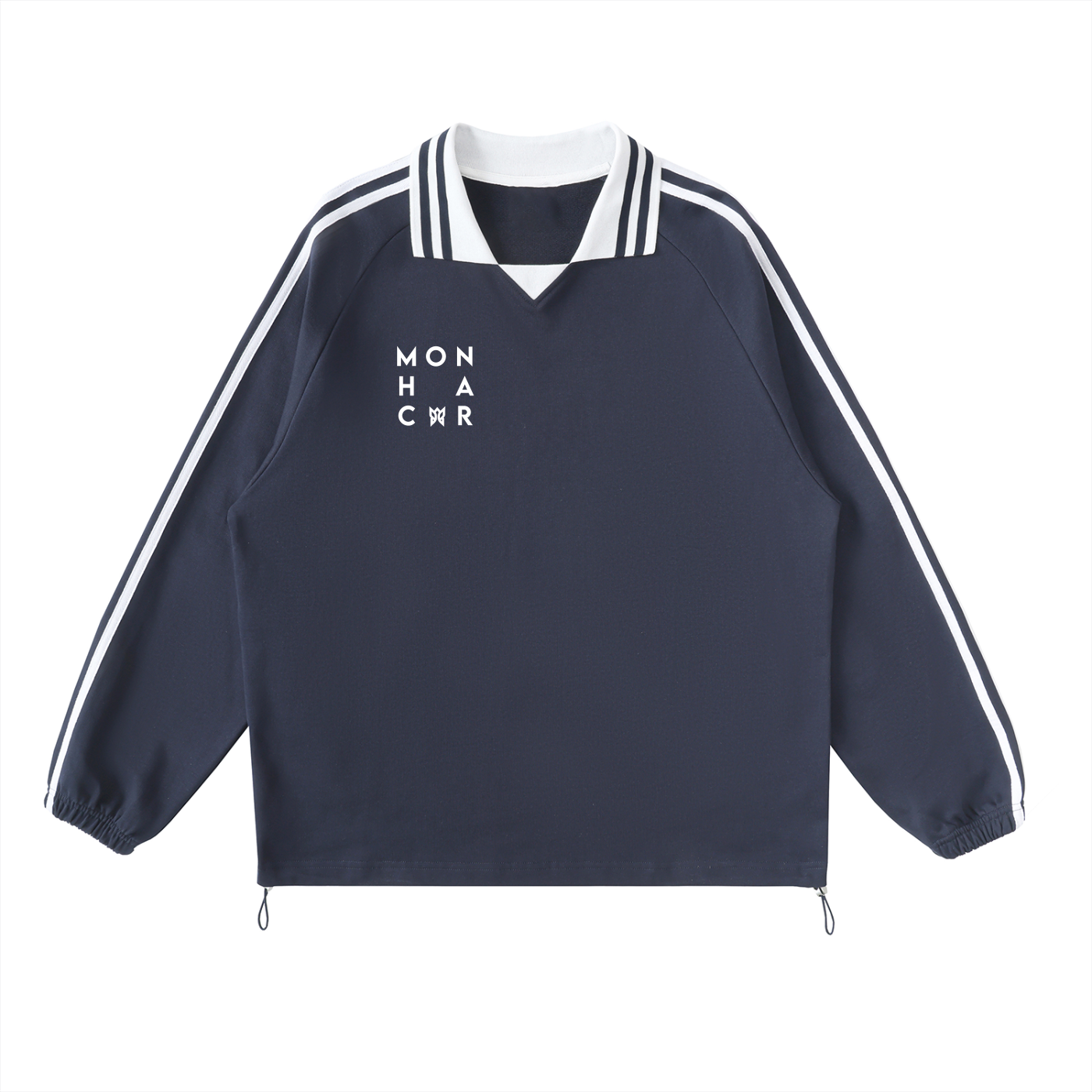 VUER Lapel Collar Sweatshirt